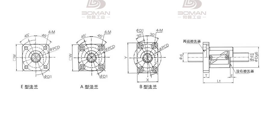 KURODA GR1220AS-BALR 黑田精工丝杆规格说明