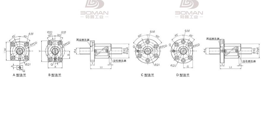 KURODA GR2525DS-BALR 黑田精工丝杆怎么安装