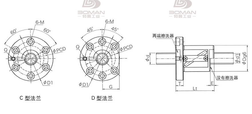 KURODA GR6312ES-DAPR 黑田精工丝杆规格说明