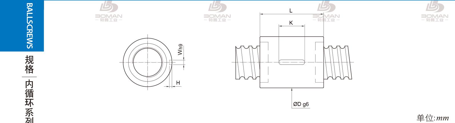 PMI RSIC2506-4 PMI转造级滚珠丝杠型号说明