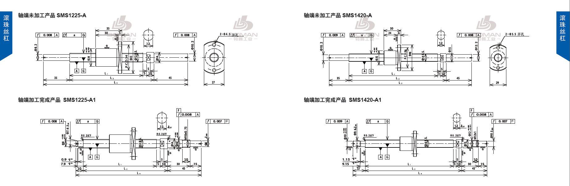 TSUBAKI SMS1225-410C3-A tsubaki丝杆是哪里产的